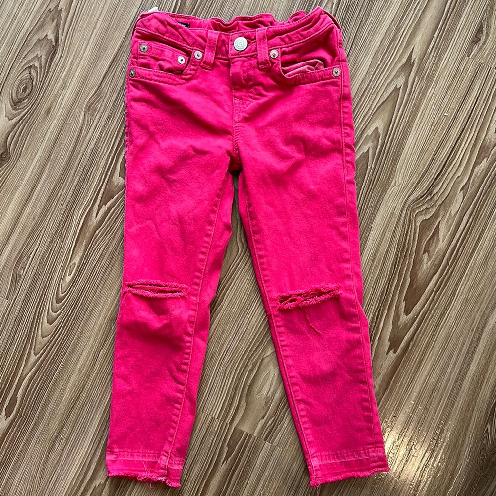 Girls True Religion Red Denim 7